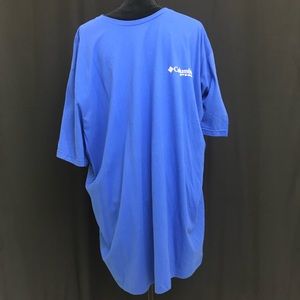 Columbia PFG Men's Shirt Size 4X Red Short Sleeve.